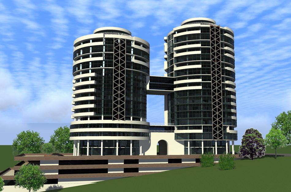 Multifunctional hotel complex